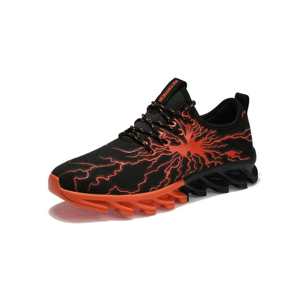 Mens Slip-on Sneakers Lightweight Athletic Running Walking Gym Tennis Shoes US